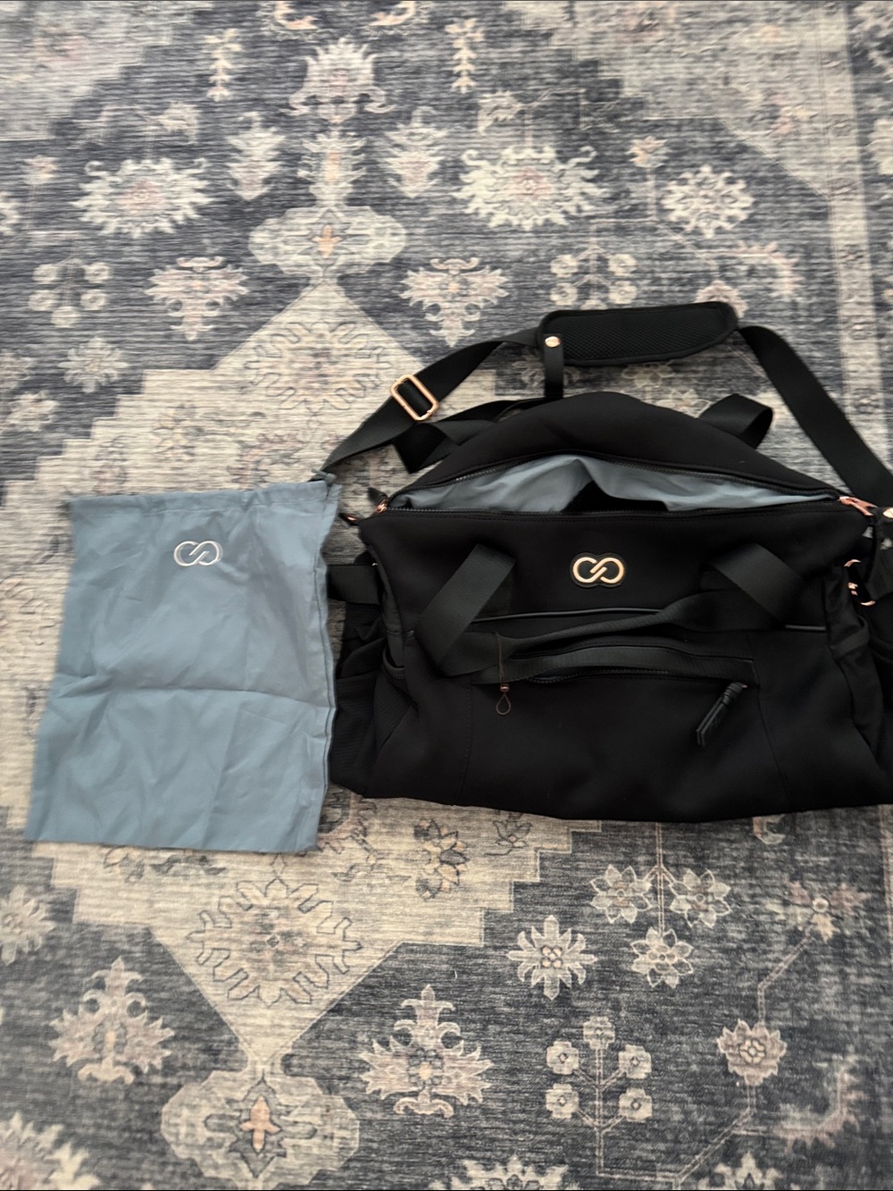 Calla by Carrie Underwood  Duffel Bag with Rose Gold Accent